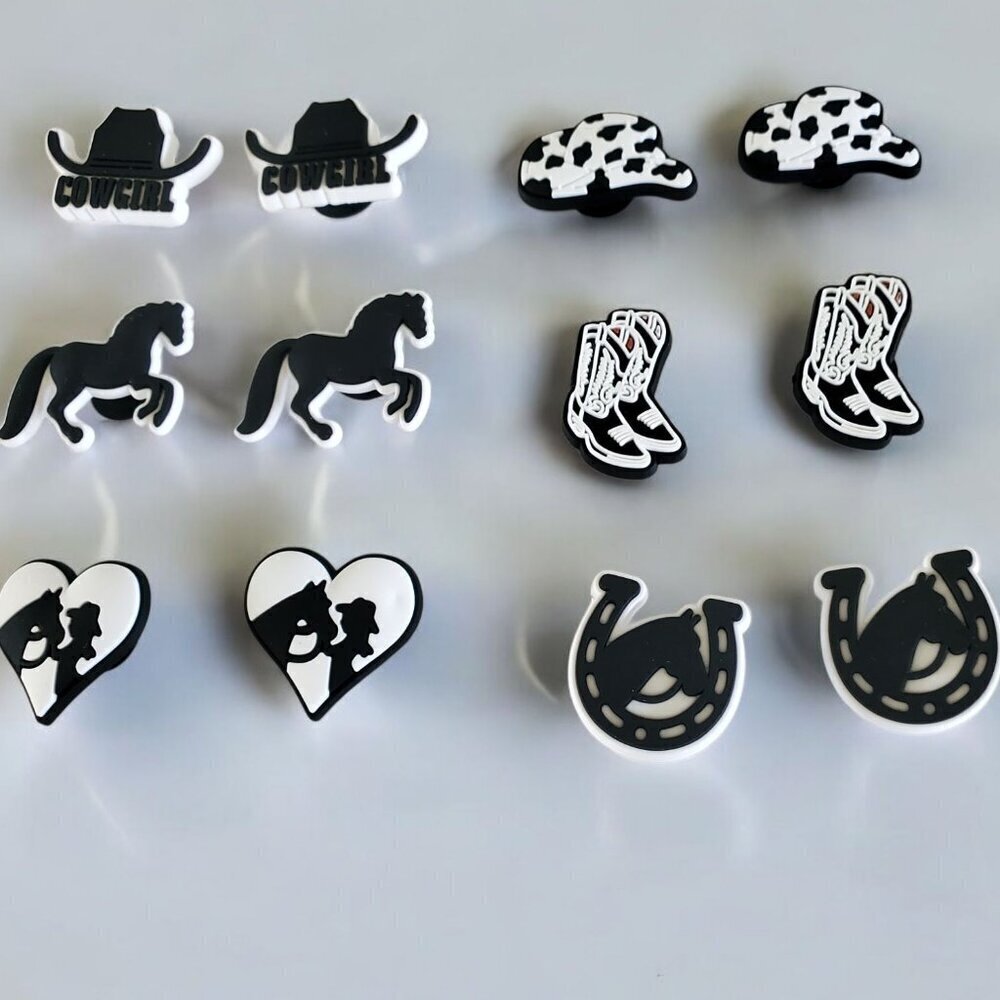 Cowgirl Croc Charms Set 🤠 Western Shoe Charms | Country Girl | Rode Charms